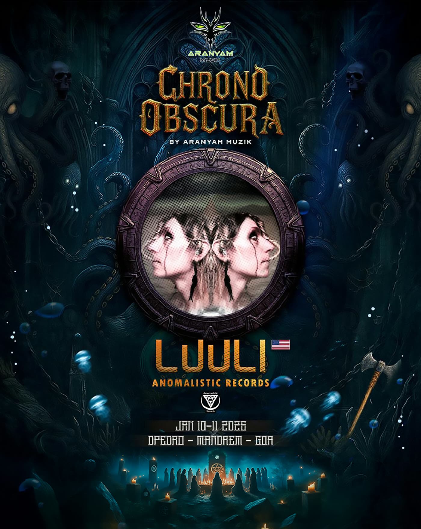 Chrono Obscura flyer — Luuli